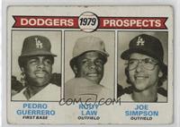 1979 Prospects - Pedro Guerrero, Rudy Law, Joe Simpson