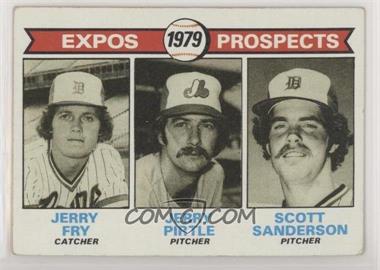 1979 Topps - [Base] #720 - 1979 Prospects - Jerry Fry, Jerry Pirtle, Scott Sanderson [Good to VG‑EX]