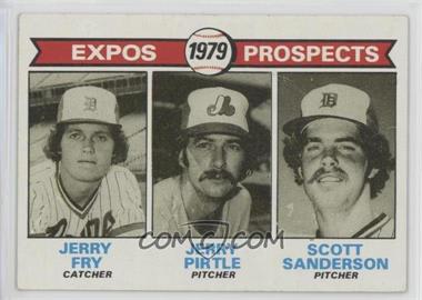 1979 Topps - [Base] #720 - 1979 Prospects - Jerry Fry, Jerry Pirtle, Scott Sanderson [Poor to Fair]