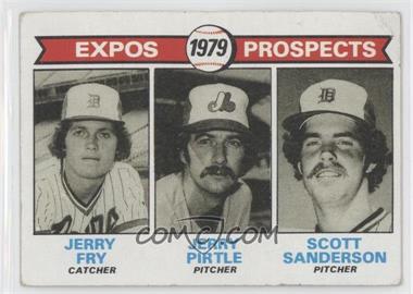 1979 Topps - [Base] #720 - 1979 Prospects - Jerry Fry, Jerry Pirtle, Scott Sanderson [Poor to Fair]