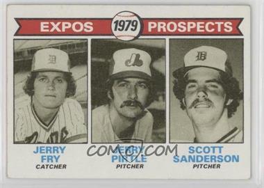 1979 Topps - [Base] #720 - 1979 Prospects - Jerry Fry, Jerry Pirtle, Scott Sanderson [Good to VG‑EX]
