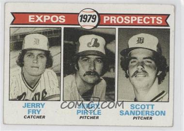 1979 Topps - [Base] #720 - 1979 Prospects - Jerry Fry, Jerry Pirtle, Scott Sanderson [Good to VG‑EX]