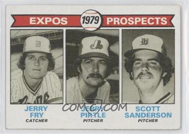 1979 Topps - [Base] #720 - 1979 Prospects - Jerry Fry, Jerry Pirtle, Scott Sanderson [Good to VG‑EX]