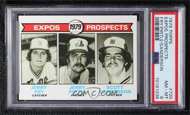 1979 Topps - [Base] #720 - 1979 Prospects - Jerry Fry, Jerry Pirtle, Scott Sanderson [PSA 8 NM‑MT]