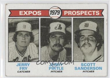 1979 Topps - [Base] #720 - 1979 Prospects - Jerry Fry, Jerry Pirtle, Scott Sanderson [Good to VG‑EX]