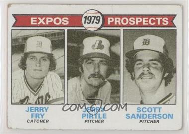1979 Topps - [Base] #720 - 1979 Prospects - Jerry Fry, Jerry Pirtle, Scott Sanderson [Poor to Fair]
