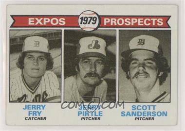 1979 Topps - [Base] #720 - 1979 Prospects - Jerry Fry, Jerry Pirtle, Scott Sanderson [Good to VG‑EX]