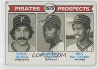 1979 Prospects - Dale Berra, Eugenio Cotes, Ben Wiltbank [Good to VG&…