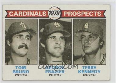 1979 Topps - [Base] #724 - 1979 Prospects - Tom Bruno, George Frazier, Terry Kennedy [Good to VG‑EX]