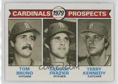 1979 Topps - [Base] #724 - 1979 Prospects - Tom Bruno, George Frazier, Terry Kennedy
