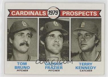 1979 Topps - [Base] #724 - 1979 Prospects - Tom Bruno, George Frazier, Terry Kennedy