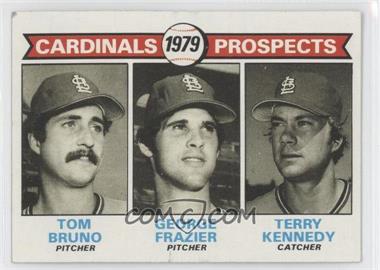 1979 Topps - [Base] #724 - 1979 Prospects - Tom Bruno, George Frazier, Terry Kennedy