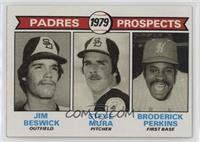 1979 Prospects - Jim Beswick, Steve Mura, Broderick Perkins