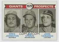 1979 Prospects - Greg Johnston, Joe Strain, John Tamargo [Good to VG&…