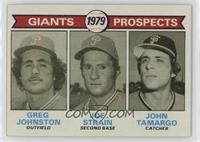 1979 Prospects - Greg Johnston, Joe Strain, John Tamargo