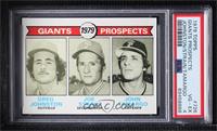 1979 Prospects - Greg Johnston, Joe Strain, John Tamargo [PSA 4 VG…