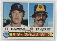 League Leaders - Rich Gossage, Rollie Fingers