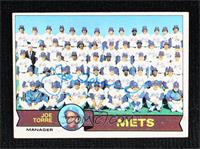 Team Checklist - New York Mets [JSA Certified COA Sticker]