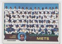 Team Checklist - New York Mets [Good to VG‑EX]