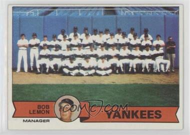 1979 Topps Burger King - Restaurant New York Yankees #1 - New York Yankees Team, Bob Lemon [Good to VG‑EX]