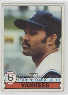 1979 Topps Burger King - Restaurant New York Yankees #12 - Chris Chambliss [COMC RCR Poor]