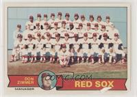 Team Checklist - Boston Red Sox [Poor to Fair]