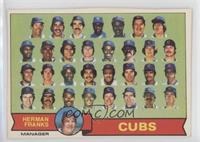 Team Checklist - Chicago Cubs [Poor to Fair]