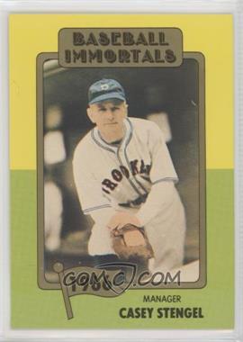 1980-84 SSPC Baseball Immortals 1st Printing - [Base] - MLB Logo #103 - Casey Stengel