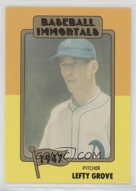 1980-84 SSPC Baseball Immortals 1st Printing - [Base] - MLB Logo #52 - Lefty Grove [Noted]
