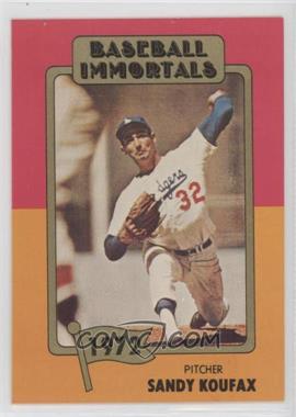 1980-84 SSPC Baseball Immortals 1st Printing - [Base] #131 - Sandy Koufax