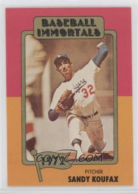 1980-84 SSPC Baseball Immortals 1st Printing - [Base] #131 - Sandy Koufax