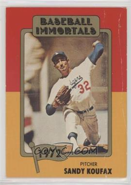 1980-84 SSPC Baseball Immortals 1st Printing - [Base] #131 - Sandy Koufax [Poor to Fair]