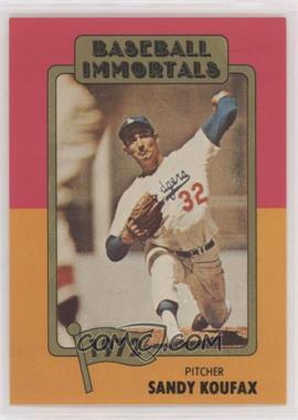 1980-84 SSPC Baseball Immortals 1st Printing - [Base] #131 - Sandy Koufax