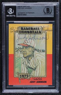 1980-84 SSPC Baseball Immortals 1st Printing - [Base] #150 - Judy Johnson [BAS BGS Authentic]
