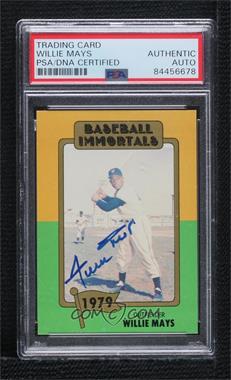 1980-84 SSPC Baseball Immortals 1st Printing - [Base] #168 - Willie Mays [PSA/DNA Encased]
