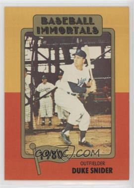 1980-84 SSPC Baseball Immortals 1st Printing - [Base] #170 - Duke Snider