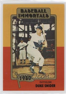 1980-84 SSPC Baseball Immortals 1st Printing - [Base] #170 - Duke Snider