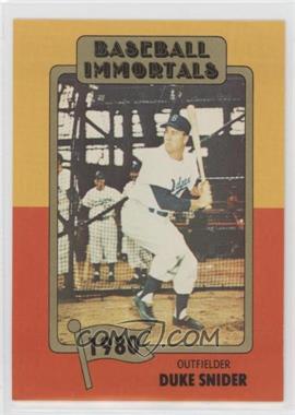 1980-84 SSPC Baseball Immortals 1st Printing - [Base] #170 - Duke Snider