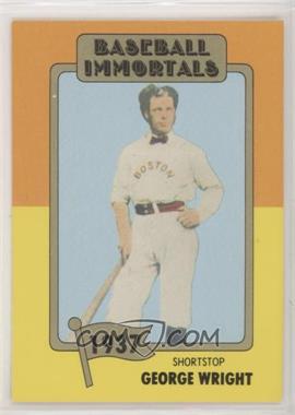 1980-87 SSPC Baseball Immortals - [Base] #12 - George Wright [Noted]