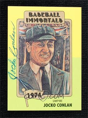 1980-87 SSPC Baseball Immortals - [Base] #143 - Jocko Conlan [JSA Certified COA Sticker]
