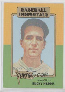 1980-87 SSPC Baseball Immortals - [Base] #148 - Bucky Harris [Noted]
