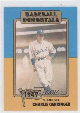 1980-87 SSPC Baseball Immortals - [Base] #57 - Charlie Gehringer