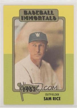 1980-87 SSPC Baseball Immortals - [Base] #93 - Sam Rice