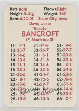 1980 APBA Baseball 1916 Season - [Base] #_DABA - David Bancroft