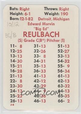 1980 APBA Baseball 1916 Season - [Base] #_EDRE - Ed Reulbach [Poor to Fair]