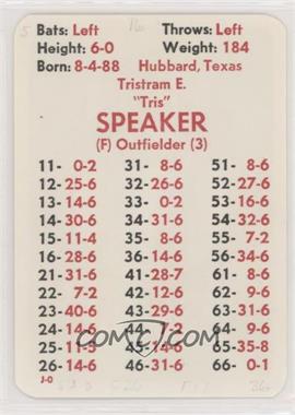 1980 APBA Baseball 1916 Season - [Base] #_TRSP - Tris Speaker [Poor to Fair]