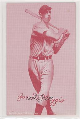 1980 An Exhibit Card Hall of Fame Reprints - [Base] - Red #_JODI - Joe DiMaggio
