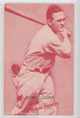 1980 An Exhibit Card Hall of Fame Reprints - [Base] - White Stock Red #_ROHO - Rogers Hornsby