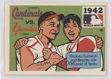 1980 Fleer Laughlin World Series Team Logo Sticker Backs - [Base] #1942.1 - St. Louis Cardinals vs. New York Yankees (Seattle Mariners Back) [Good to VG‑EX]