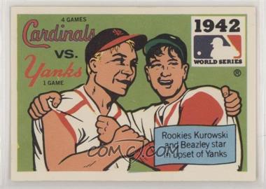 1980 Fleer Laughlin World Series Team Logo Sticker Backs - [Base] #1942.3 - St. Louis Cardinals vs. New York Yankees (Houston Astros Back)